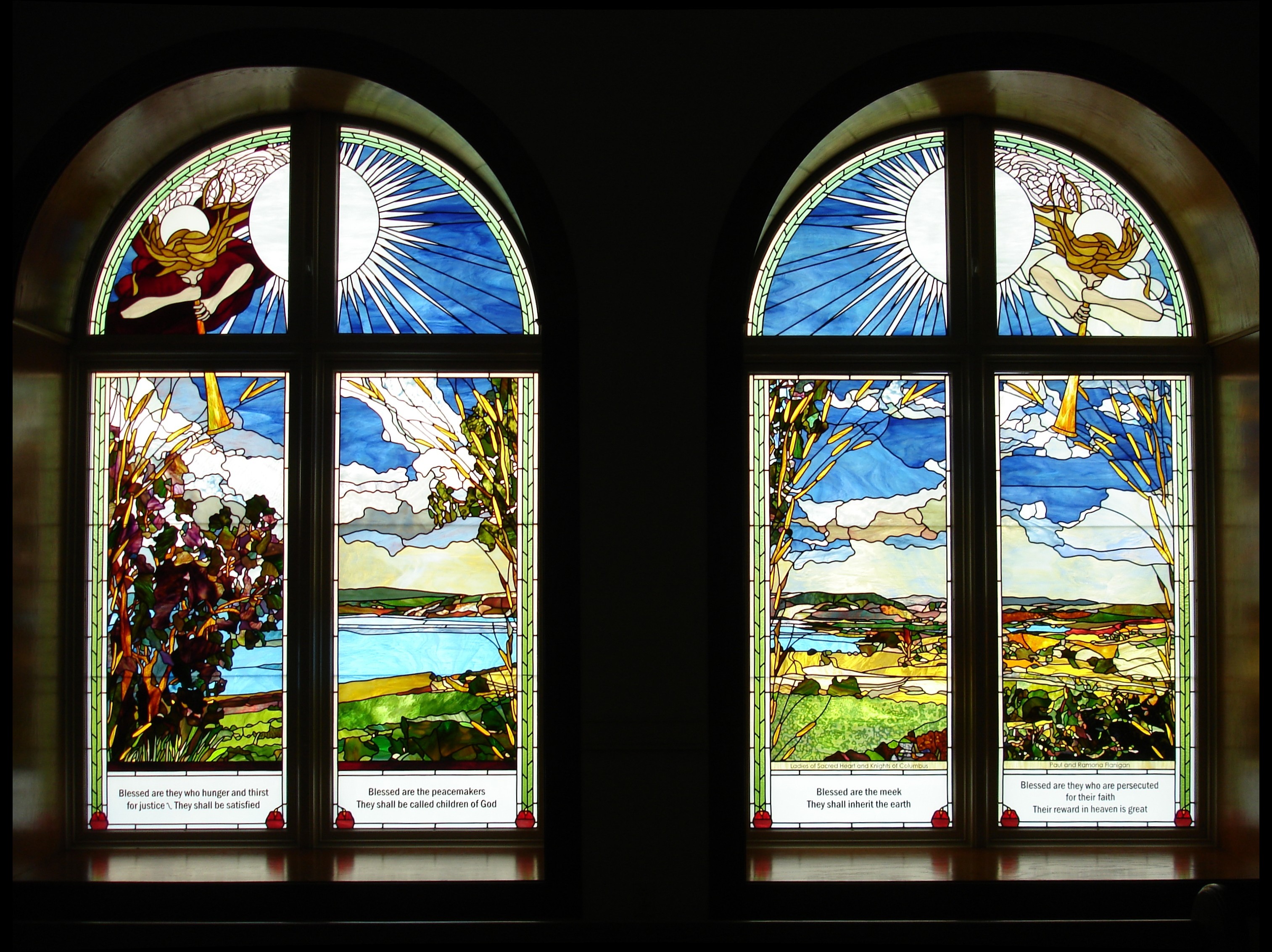Paster Window Church Windows – Psaltery & Lyre